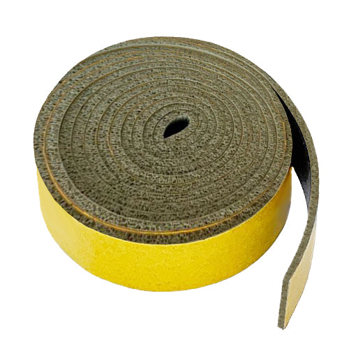 HT800 Expanded Grey Silicone backed self adhesive rubber strip
