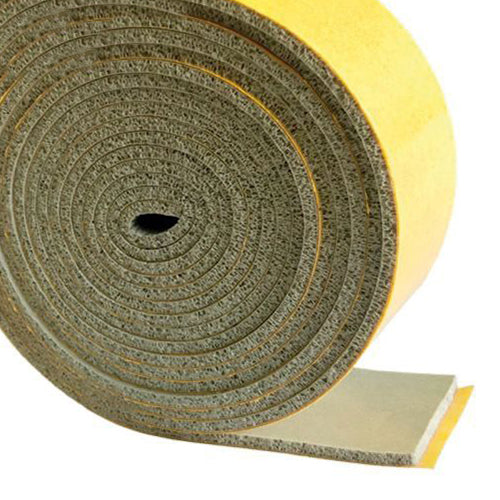 HT800 Expanded Grey Silicone backed self adhesive rubber strip