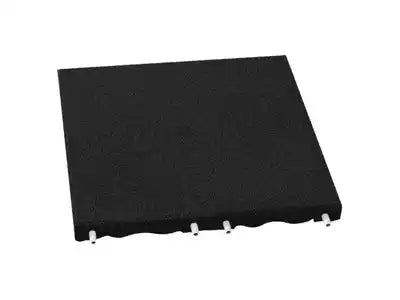 30mm Thick Safety Mats Play Protect 1mx1m - Slip-Resistant, All-Weather Rubber Tiles, Insulated & Drainage-Ready for Playground, Gym, Pool & More