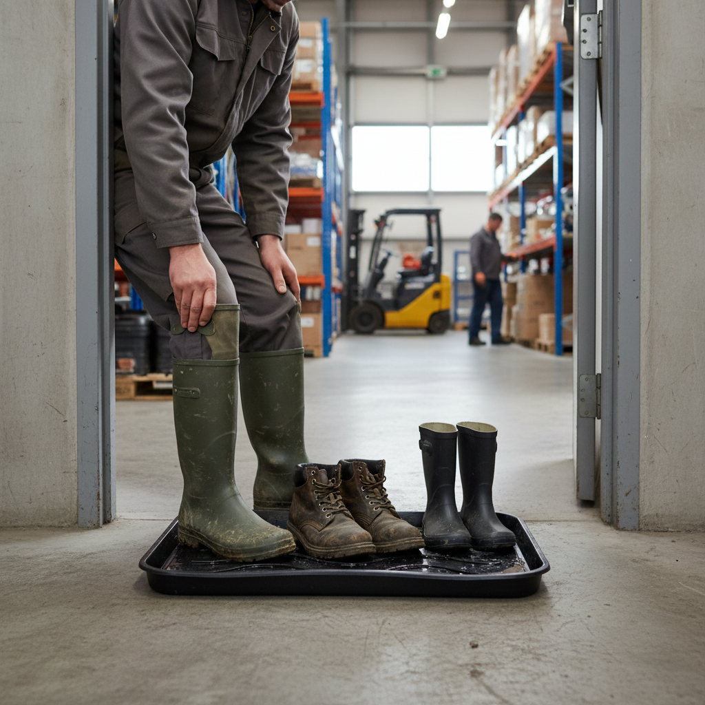 Premium Multi-Purpose Boot Tray 50cm x 40cm - Durable Plastic for Indoor and Outdoor Use