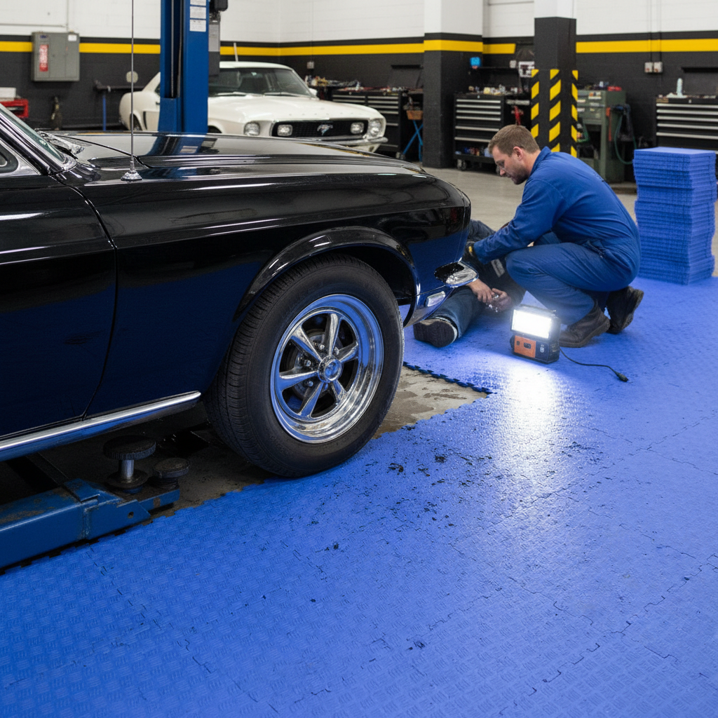 Premium Modular Interlocking Solid Floor Tiles - Durable Polypropylene, Easy Installation, Non-Slip Surface, and Heavy-Duty Resistance for Industrial Use