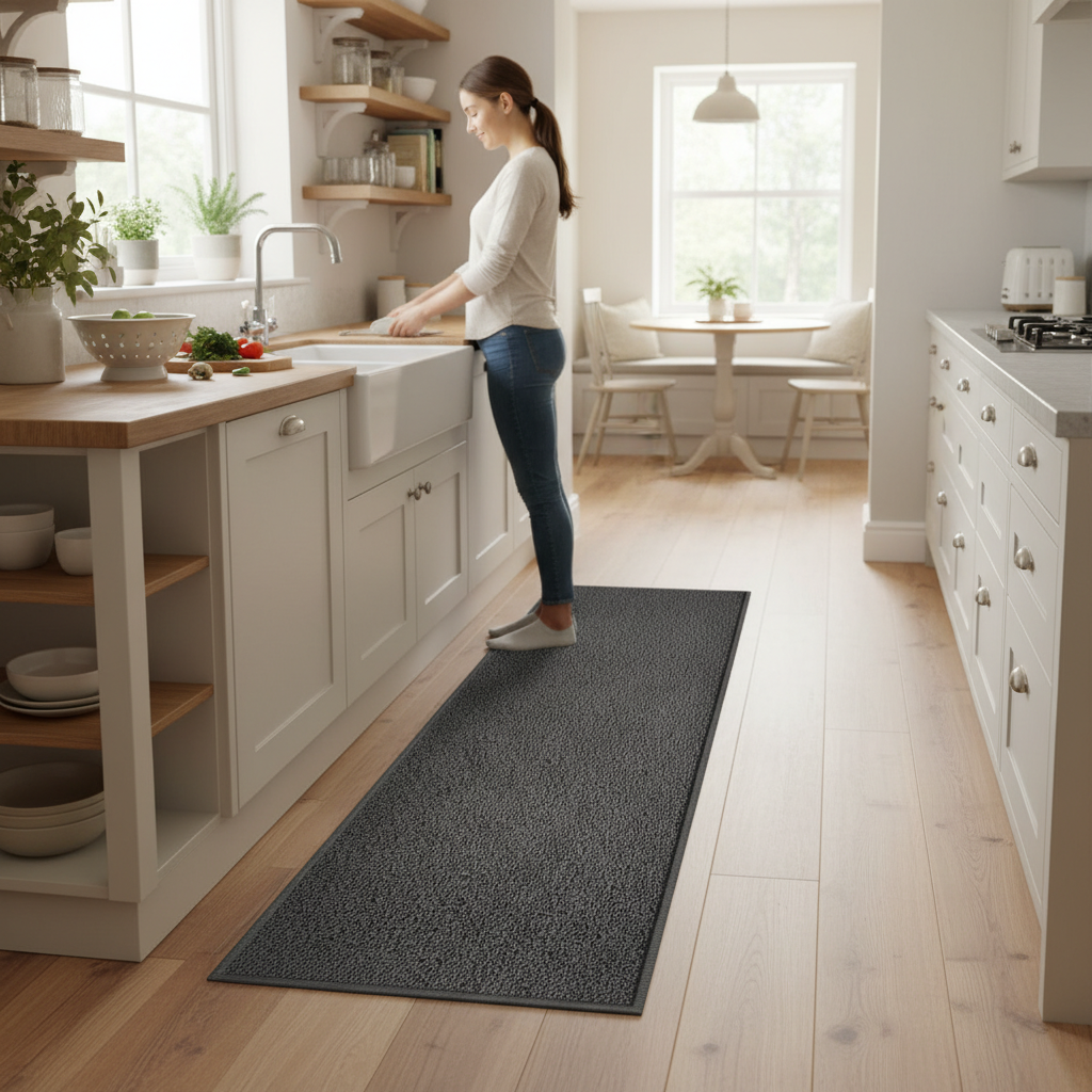 Premium Long Runner Indoor Floor Mat 150cm x 60cm - Durable, Anti-Slip, & Eco-Friendly Design for Kitchens and Hallways