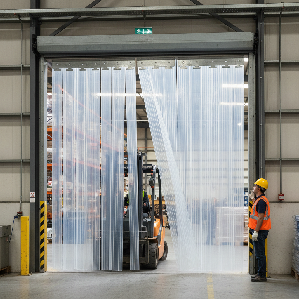 Premium Steel Plate Set for PVC Strip Curtains - Durable and Easy to Install in Packs of 2 or 10