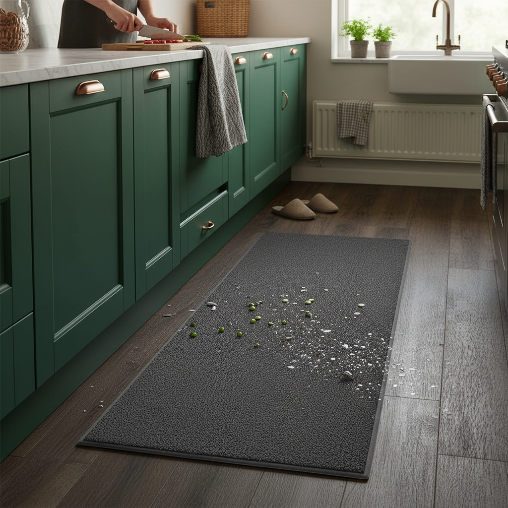 Premium Washable Runner Indoor Floor Mat 150cm x 60cm - Anti-Slip, Durable PVC for Entryways and Hallways