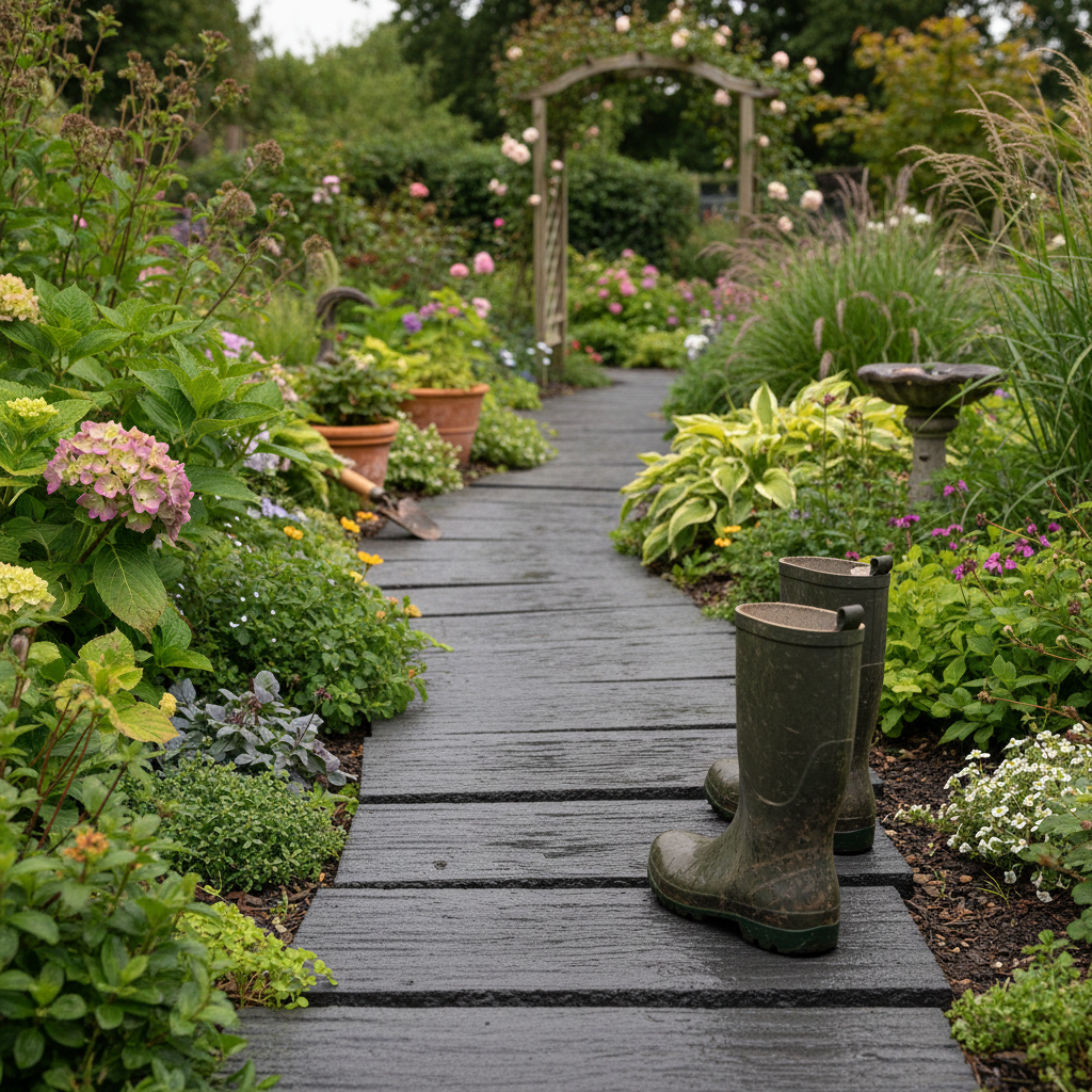 Premium Eco-Friendly Rail Sleeper Stepping Stones - Durable, Non-Slip, Easy Installation for Stylish Outdoor Spaces