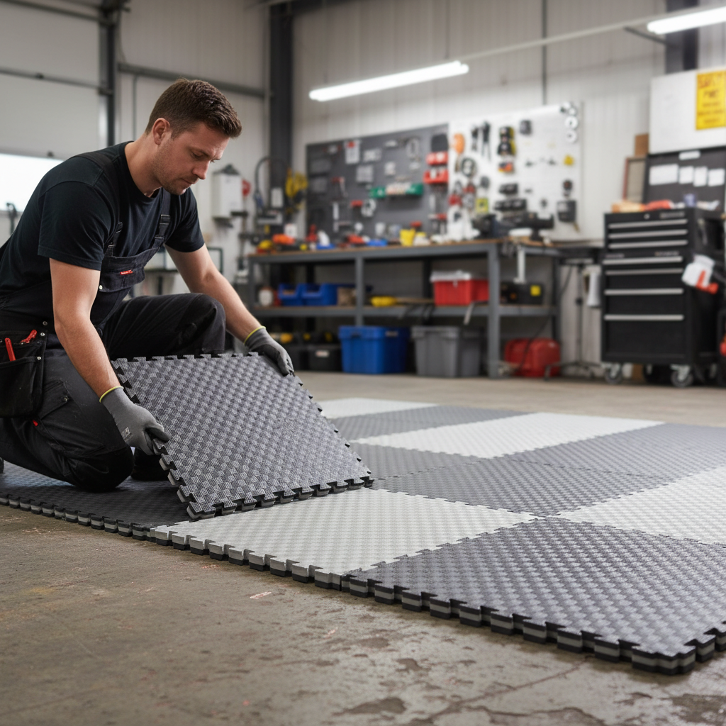 Premium 40mm Interlocking EVA Foam Mats - Reversible Red/Blue or Grey/Black for Martial Arts and Activity Rooms