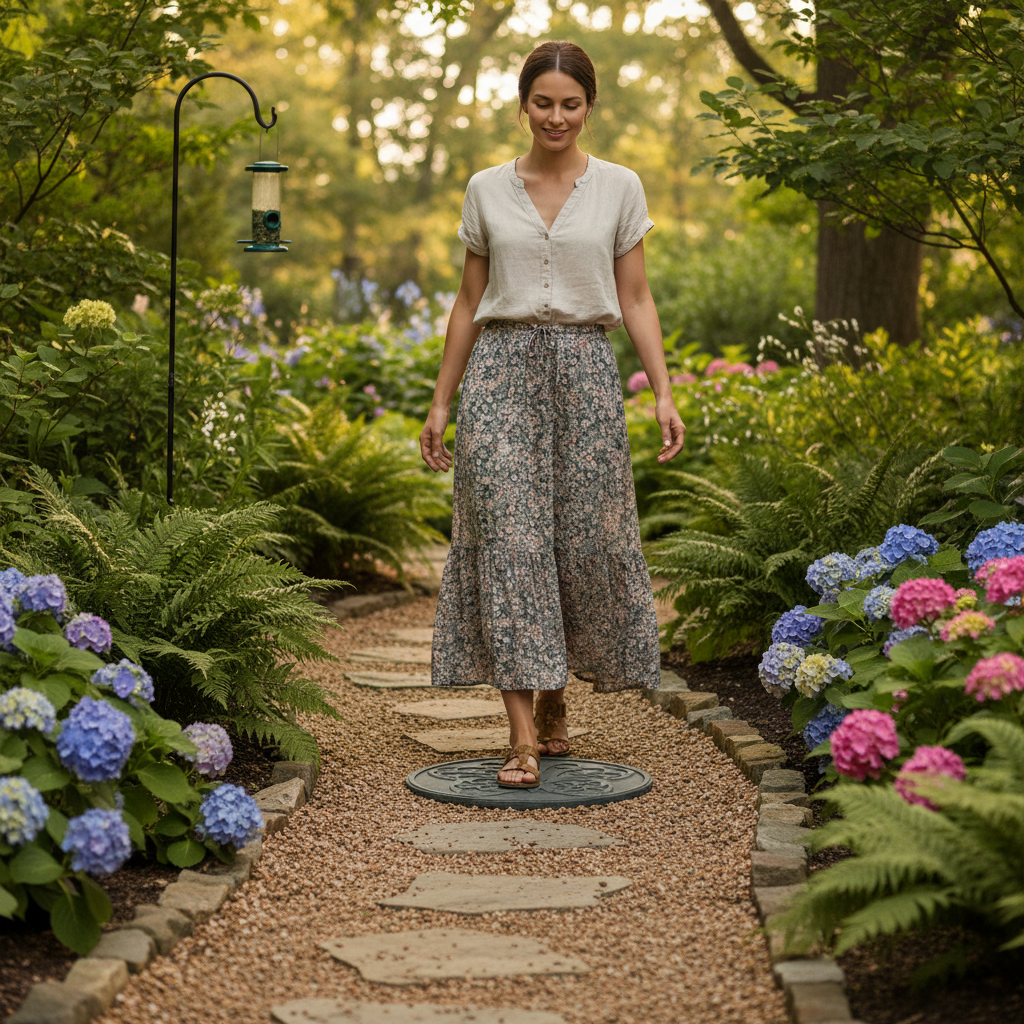 Premium Eco-Friendly Garden Stepping Stones - Durable, Non-Slip, Weather-Resistant Design with Recycled Rubber Material