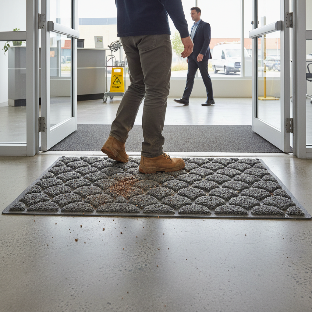 Premium Easy-Clean Indoor Dirt-Trapper Door Mat - Anti-Slip, Jet-Washable, and Eco-Friendly 75cm x 45cm