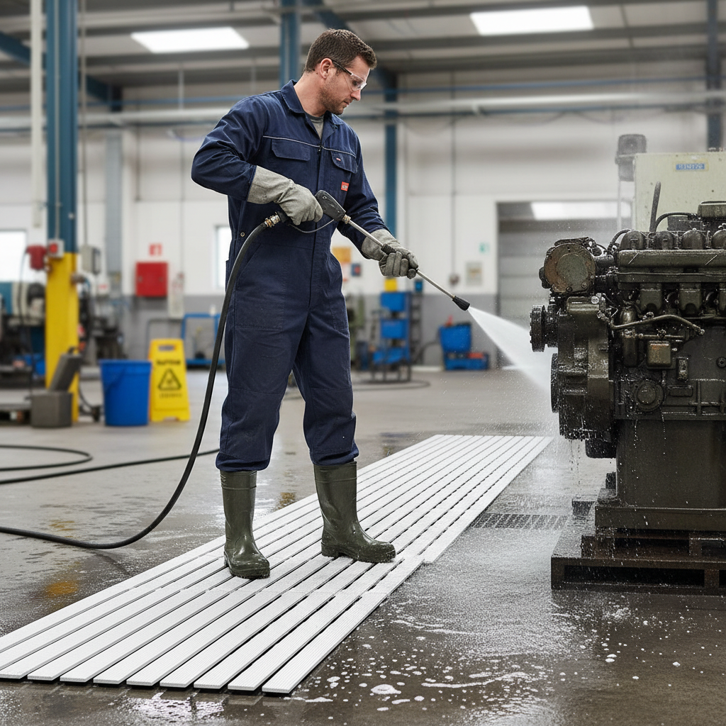 Premium Heavy Duty PVC Duckboard Matting Roll - Non-Slip, Water-Resistant, 61cm Wide for Wet Areas