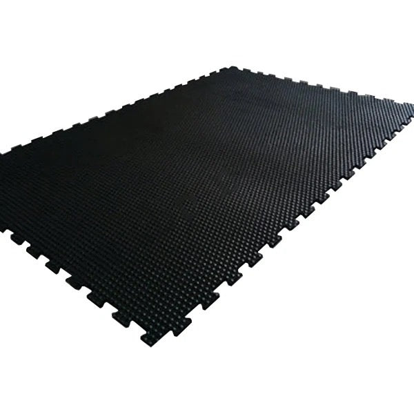 Heavy-Duty Interlocking Horse Mats, Durable Rubber Stable Flooring, Jigsaw Edges, Reversible, Easy to Clean, Economical Stall Mats for Stables