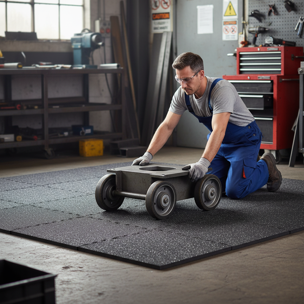 High-Performance Interlocking Rubber Topped Foam Mats - 30cm x 30cm, 14mm Thick for Home Gym and Playroom