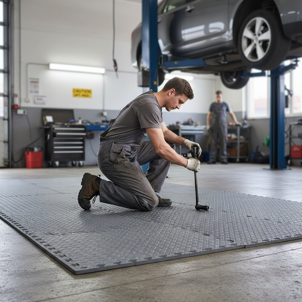 Premium Heavy Duty Interlocking EVA Foam Floor Mats - Cushioned 60cm x 60cm Tiles for Home Gym and Playroom Use