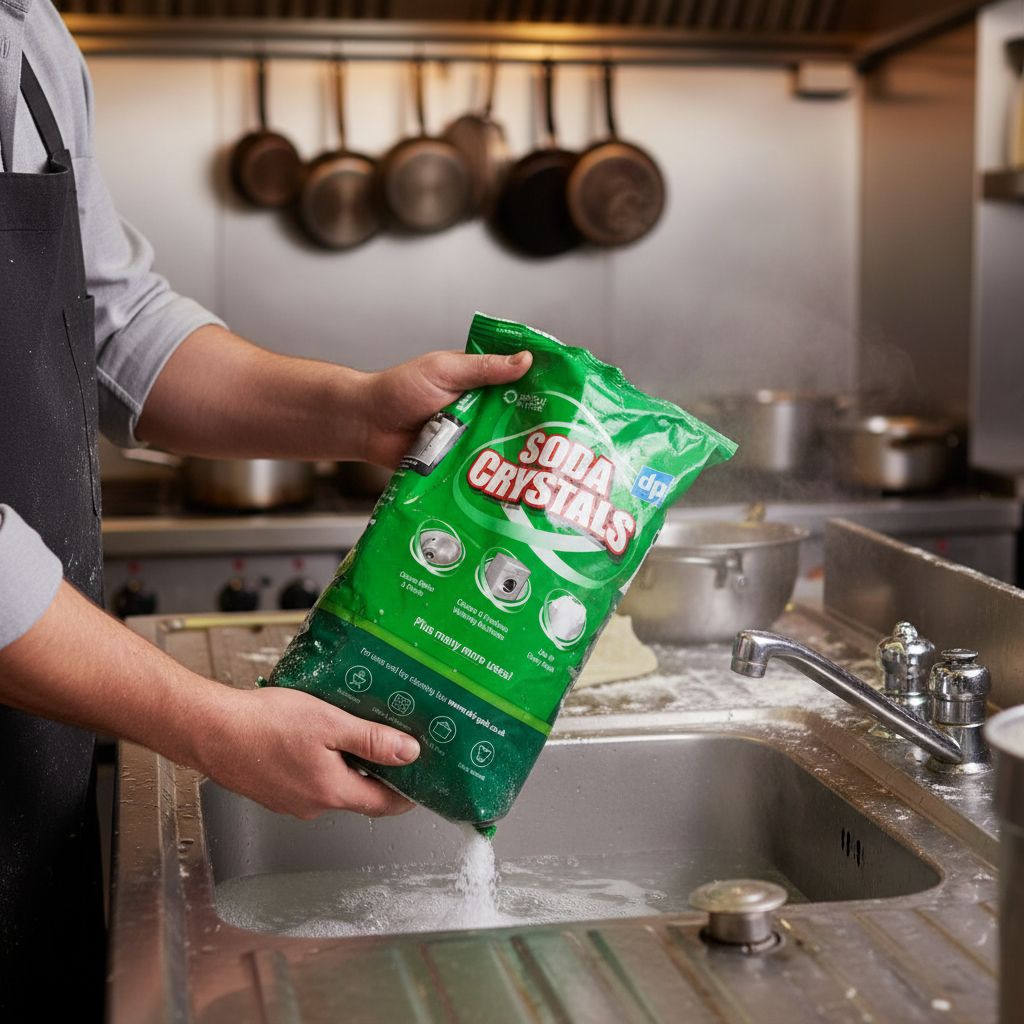 Premium Eco-Friendly Soda Crystals 1kg - Versatile Cleaning Solution for Tough Stains and Odors