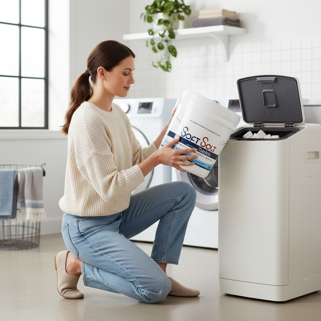 Premium 10kg Water Softener Salt Tablets with 99.8% Pure Sodium Chloride for Appliance Protection