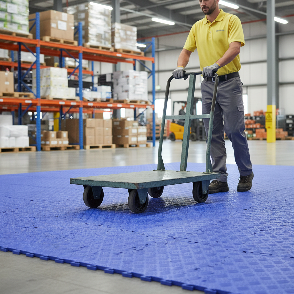 Premium Modular Interlocking Solid Floor Tiles - Durable Polypropylene, Easy Installation, Non-Slip Surface, and Heavy-Duty Resistance for Industrial Use