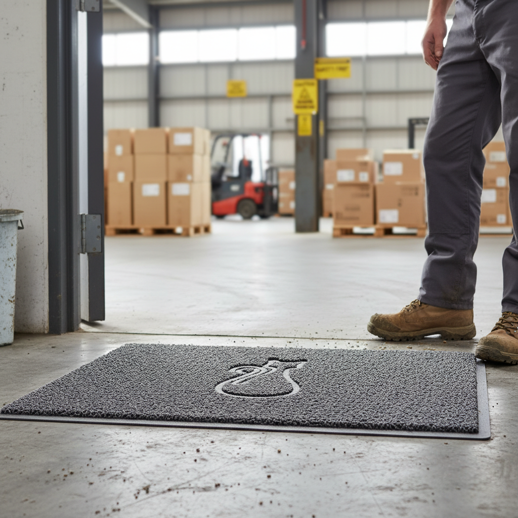 Premium Non-Slip Spaghetti Door Mat with Machine-Washable Design and Multiple Color Options for Indoor and Outdoor Use