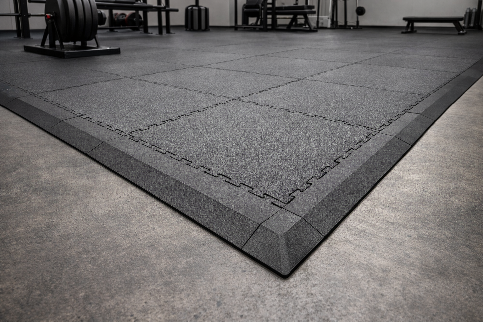 Rubber Gym Mats UK | Heavy Duty Non-Slip Gym Flooring for Home & Commercial Gyms