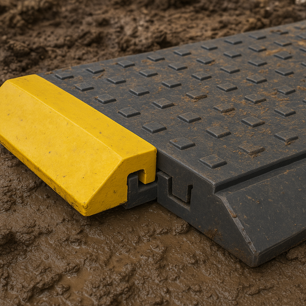 SiteStax Ground Protection Mat – 1200x800x22mm Heavy-Duty Load Bearing