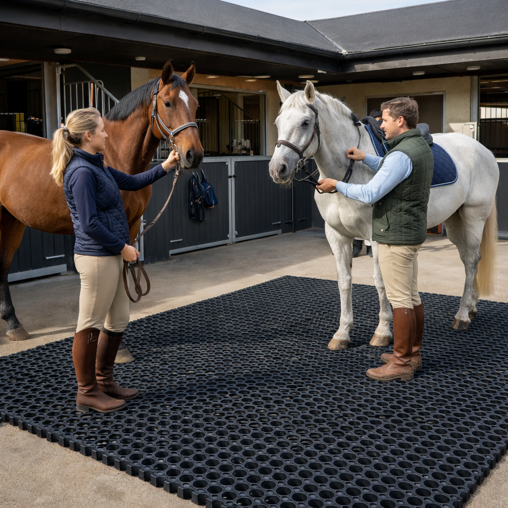 Rubber Grass Mats 16mm & 23mm | Non-Slip Outdoor Ground Protection UK