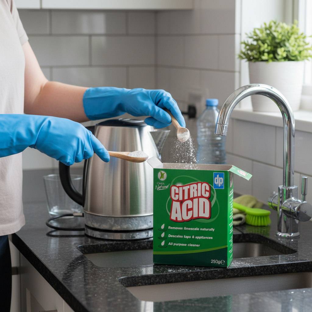 Premium Natural Citric Acid Descaler 250g - Eco-Friendly Appliance Cleaner for Limescale and Odor Removal