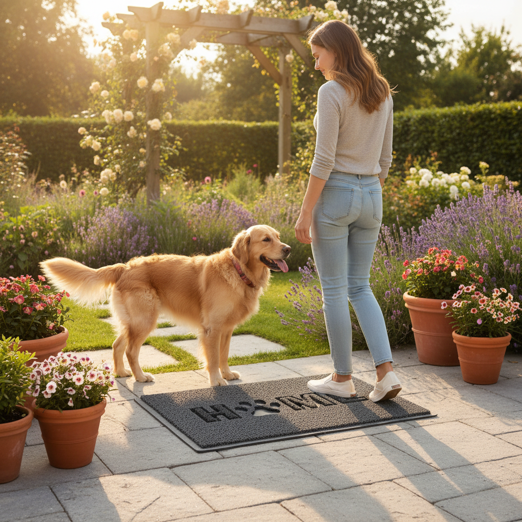 Premium Outdoor Spaghetti Doormat with Anti-Slip Design, Easy to Clean and Fade Resistant in Multiple Sizes and Colors