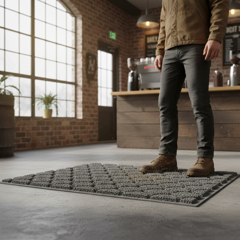 Premium Easy-Clean Indoor Dirt-Trapper Door Mat - Anti-Slip, Jet-Washable, and Eco-Friendly 75cm x 45cm