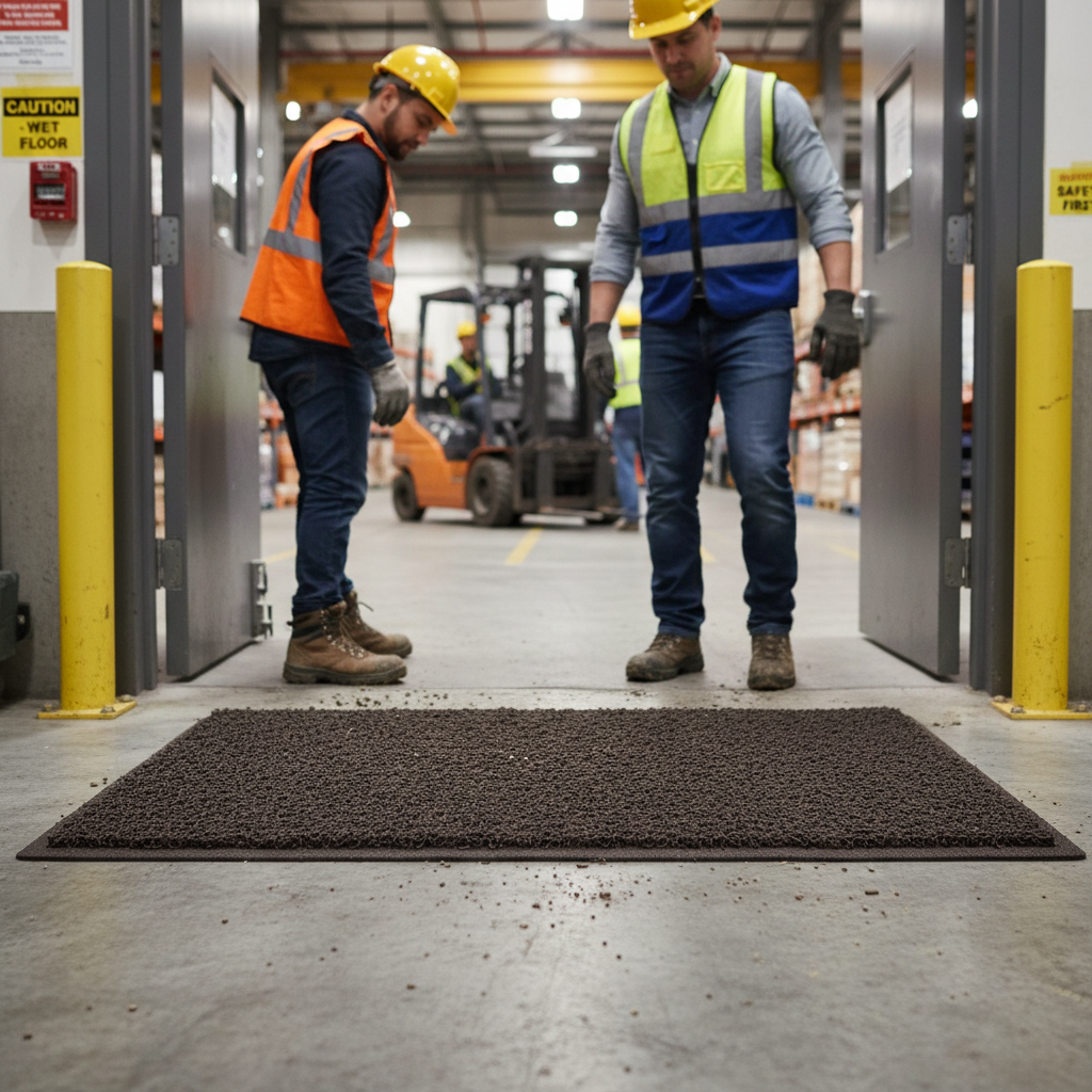 Premium Indoor Spaghetti Doormat - Non-Slip Backing, Easy to Clean, Multiple Sizes Available for Entryways and Kitchens