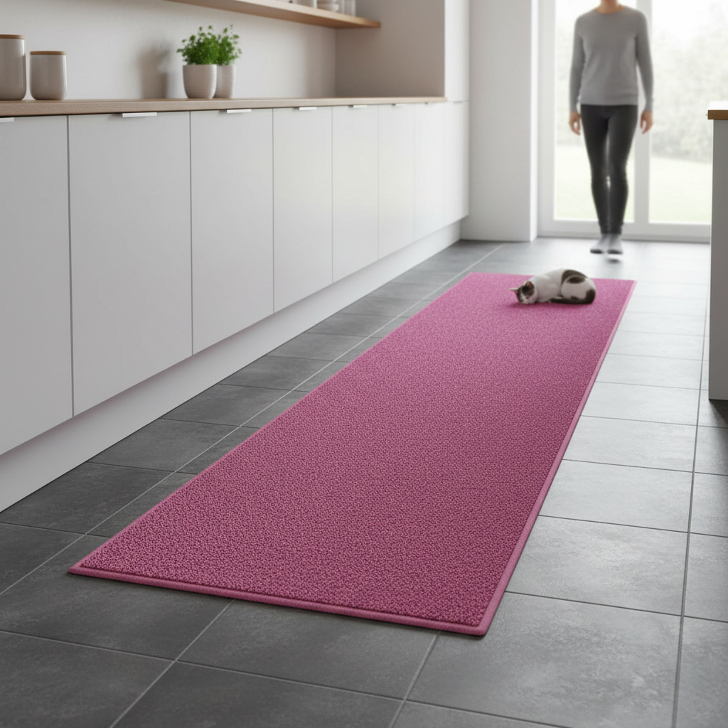 Premium Washable Indoor Runner Mat 150cm x 60cm - Anti-Slip and Machine Wash Friendly for Hallways and Kitchens