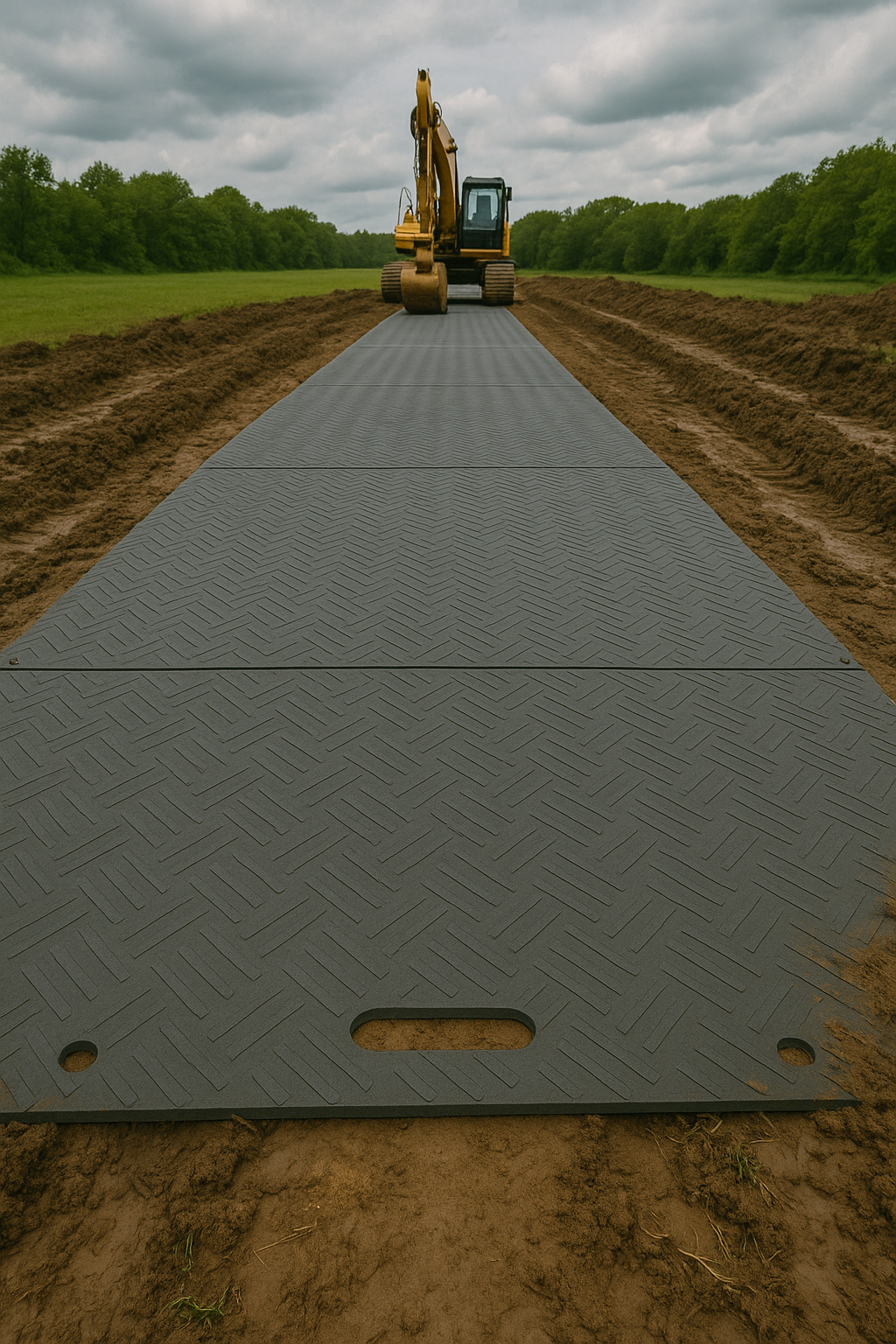 ArmorTrack Access Mat – Medium-Duty 12mm Mat For Site Traffic & Equipment