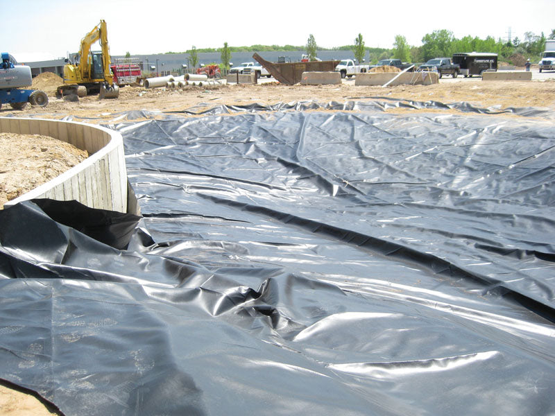 Dark Gray Heavy Duty LDPE Pond Liner Extra Thick 0.35mm With 25Year Guarantee