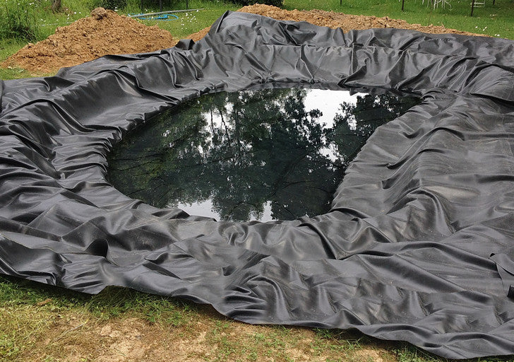 Dim Gray Heavy Duty LDPE Pond Liner Extra Thick 0.35mm With 25Year Guarantee