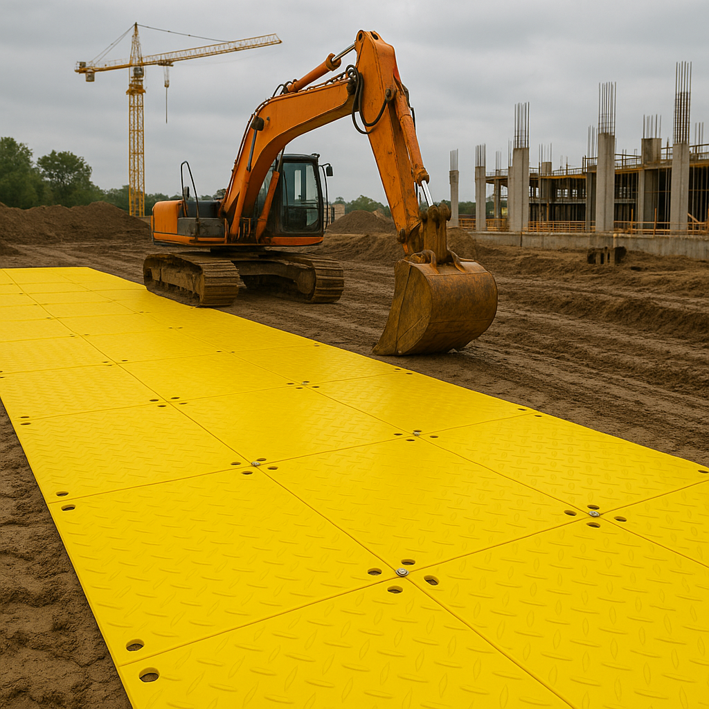 ExpressTrak™ Heavy Duty Ground Protection Access Mat – 2400mm x 1200mm x 12mm