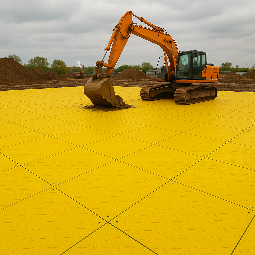 ExpressTrak™ Heavy Duty Ground Protection Access Mat – 2400mm x 1200mm x 12mm