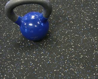 Dark Slate Gray Crossfit Classico Rubber Gym Flooring