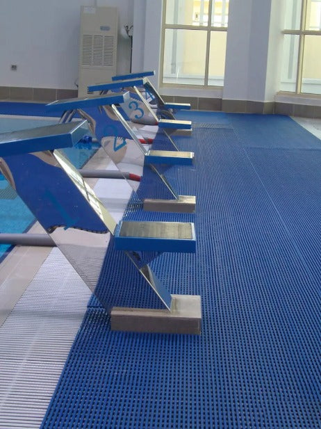 High-Traffic Pool And Wet Areas Safety Mats