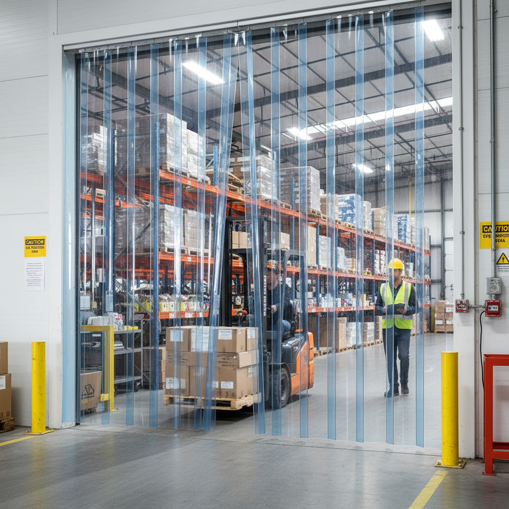 Premium Clear PVC Curtain Roll - 200mm Wide x 2mm Thick, Available in 10m, 20m, and 50m Lengths for Versatile Applications