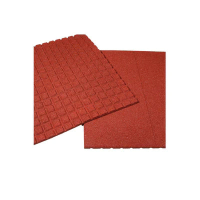 Safety Mats Play Protect 1x1m - Slip-Resistant, All-Weather Rubber Tiles, Insulated & Drainage-Ready for Playground, Gym, Pool & More