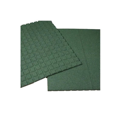 Safety Mats Play Protect 1x1m - Slip-Resistant, All-Weather Rubber Tiles, Insulated & Drainage-Ready for Playground, Gym, Pool & More