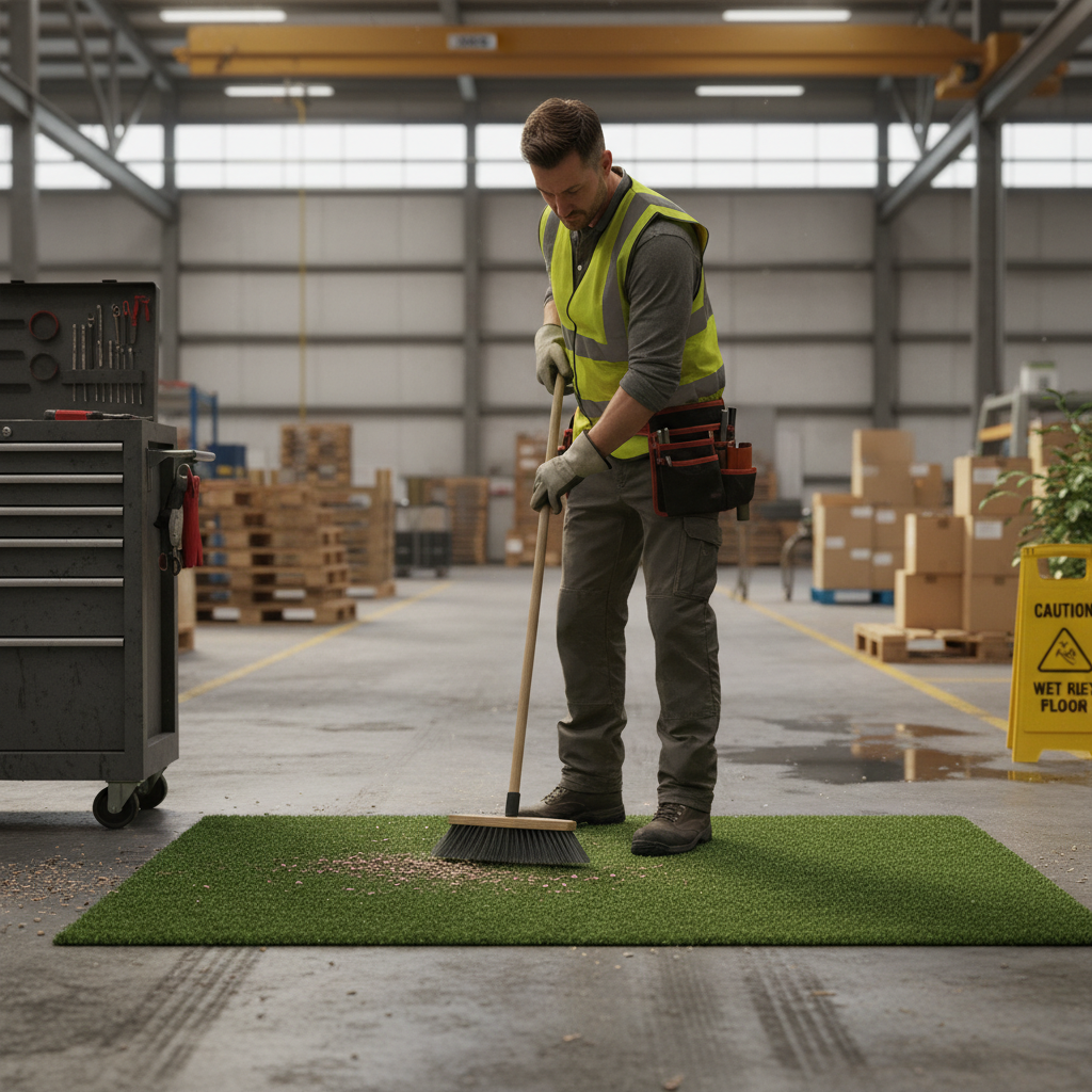 Premium Artificial Grass Door Mat 70 x 130cm - Durable, Weather-Resistant, Low Maintenance for Indoor and Outdoor Use