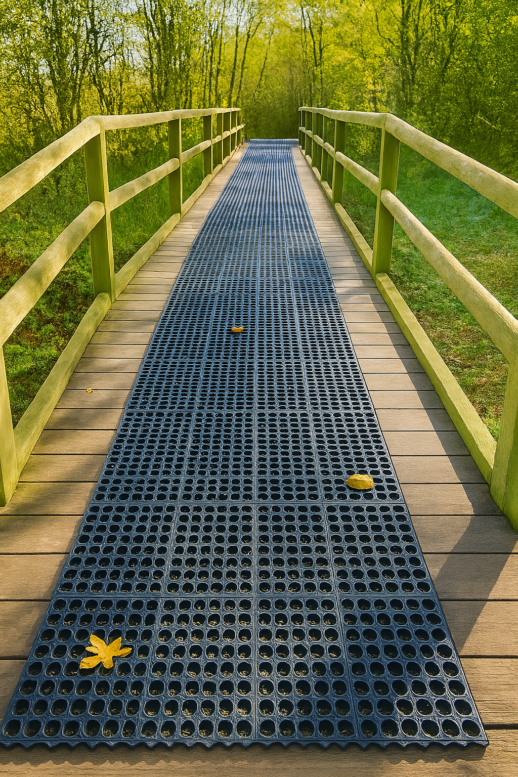 Non-Slip Rubber Matting for Decking - Anti-Slip Outdoor Deck Flooring | Weatherproof, Easy Install | UK