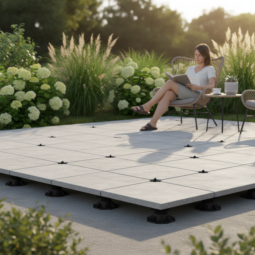 Premium Adjustable Pedestal Support for Decking Tiles and Paving Slabs - Multiple Height Options for Outdoor Flooring Stability