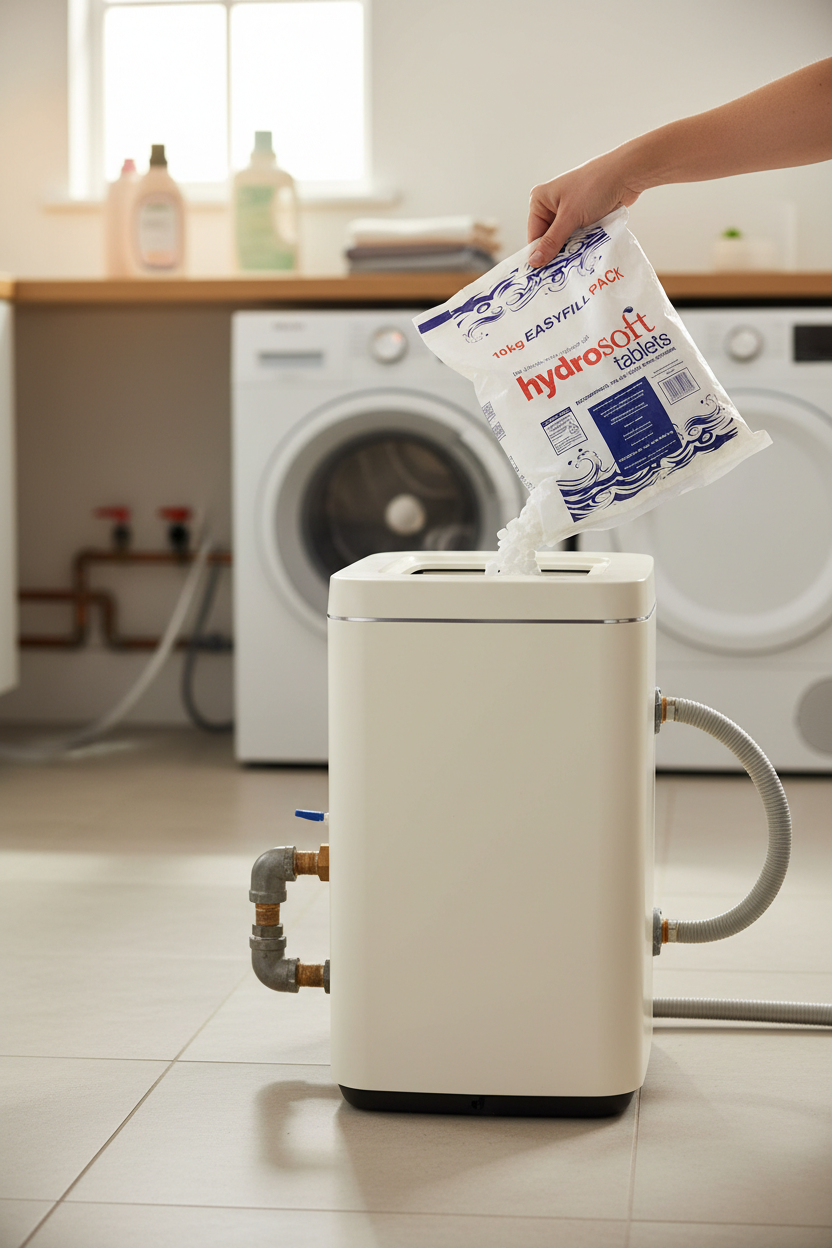 Premium Water Softening Salt Tablets 10kg - 99.9% Pure Food-Grade for Optimal Appliance Performance