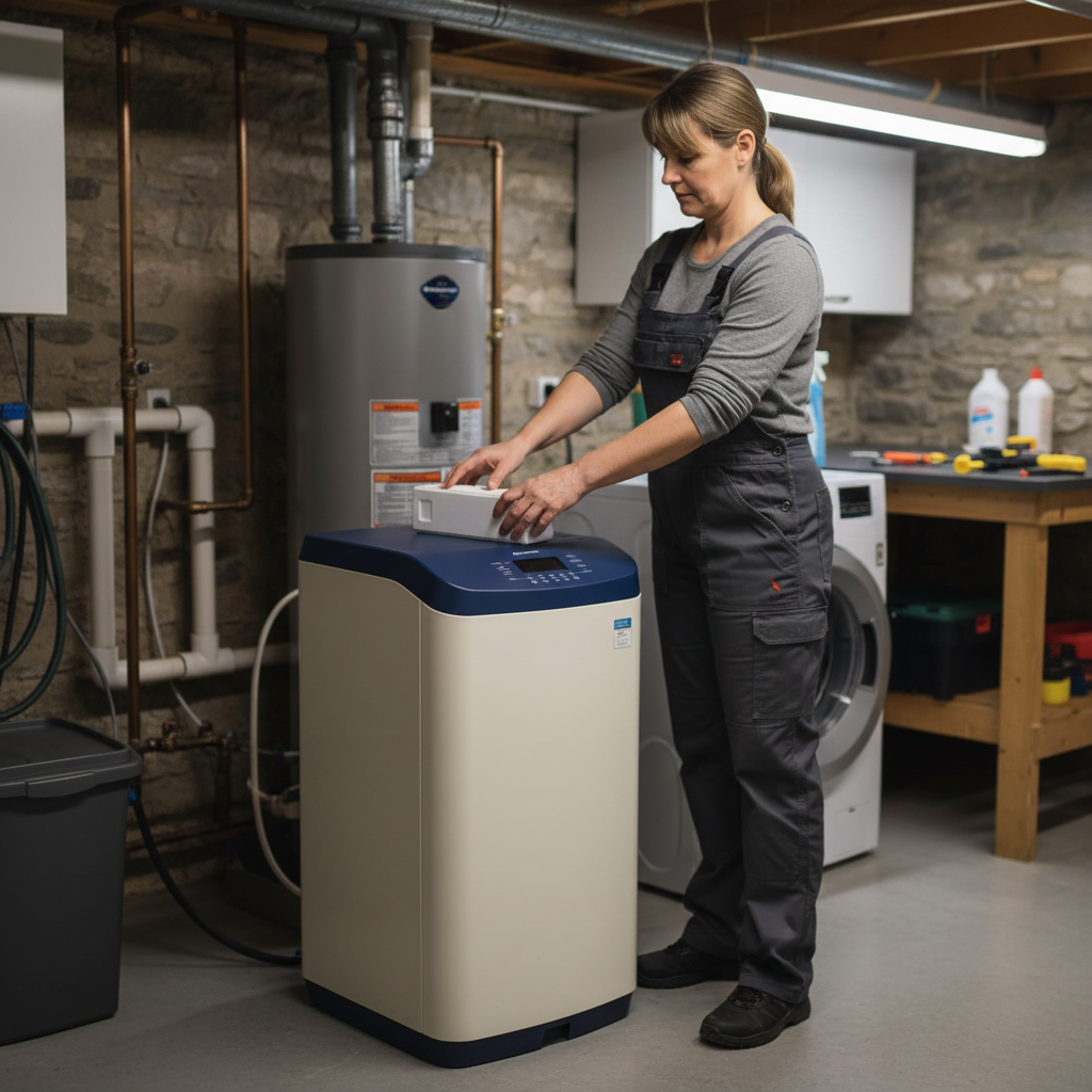 Premium Block Salt for Water Softeners – 2 x 4kg Food-Grade Blocks for Efficient Regeneration and Hard Water Mineral Removal