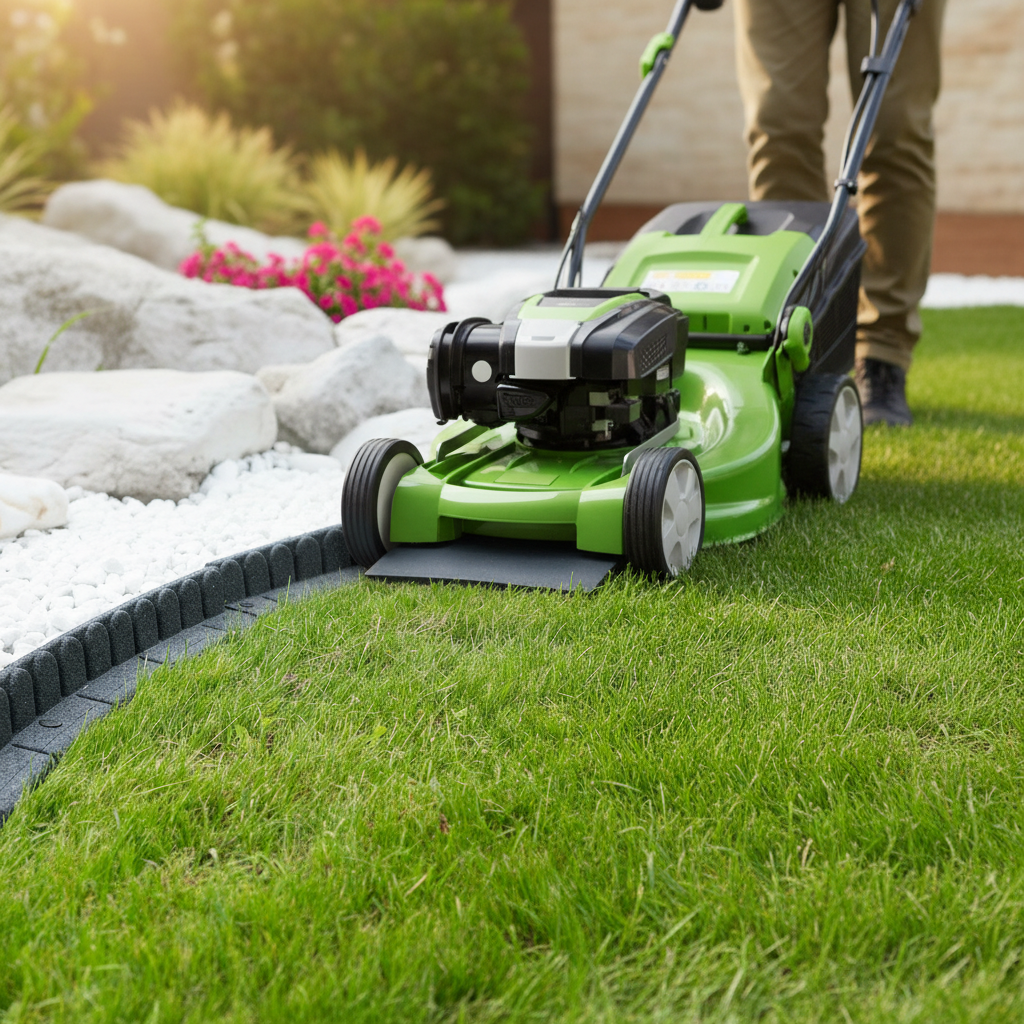 Premium Garden Border Edging 1.2m - Flexible, Eco-Friendly, Durable Design for Easy Lawn Maintenance