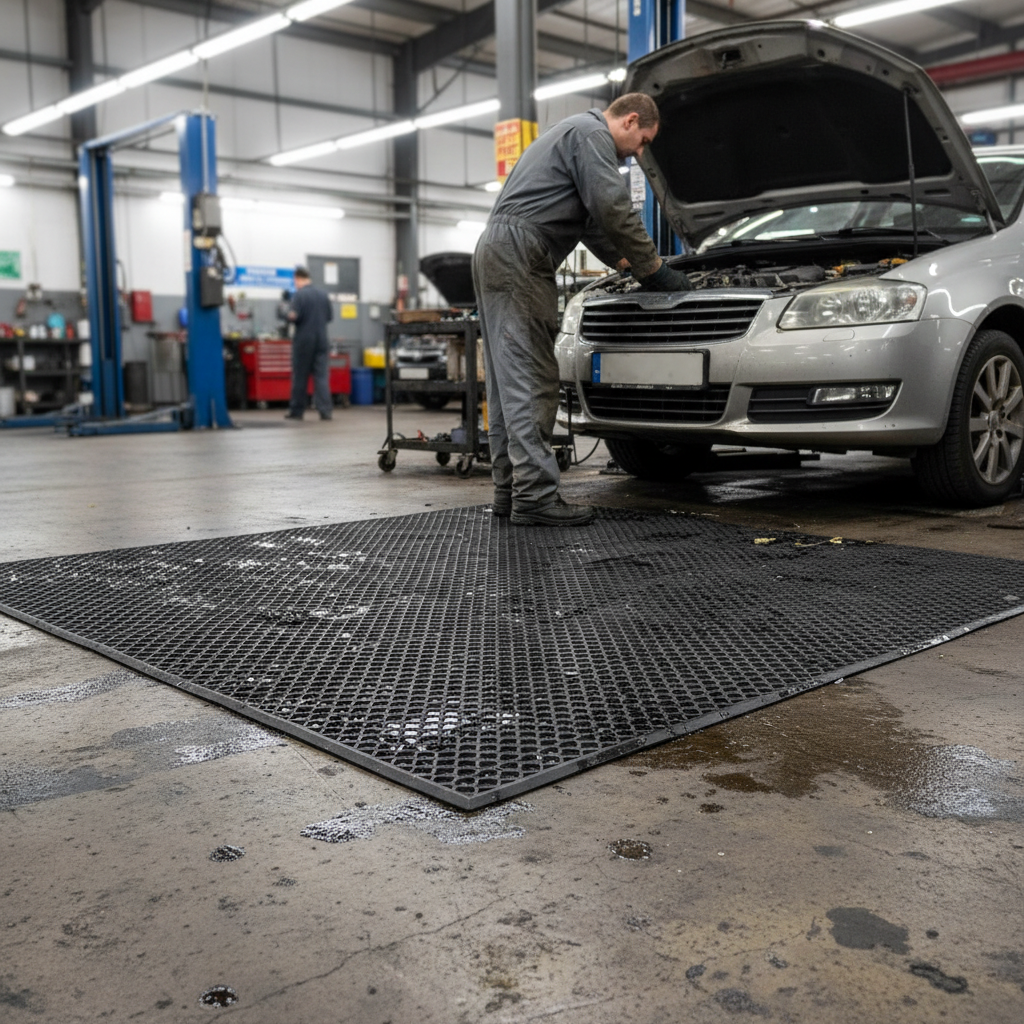 Premium Hex PVC Rubber Mats 1.5m Wide - Durable, Slip-Resistant, Custom Lengths for Industrial, Commercial, and Residential Use