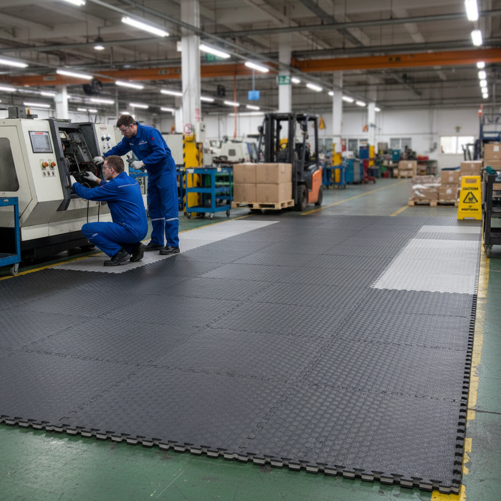 Premium 40mm Interlocking Tatami EVA Foam Mats - Reversible Grey/Black for Martial Arts Training