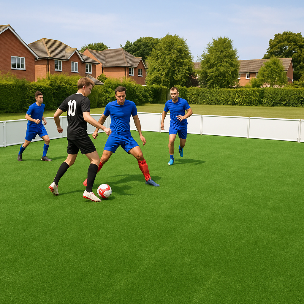 Heavy Duty 18mm EVA Grass Puzzle Tiles - Interlocking, All-Weather, Waterproof, UV Resistant, Synthetic Grass Flooring for Play Areas & Sports