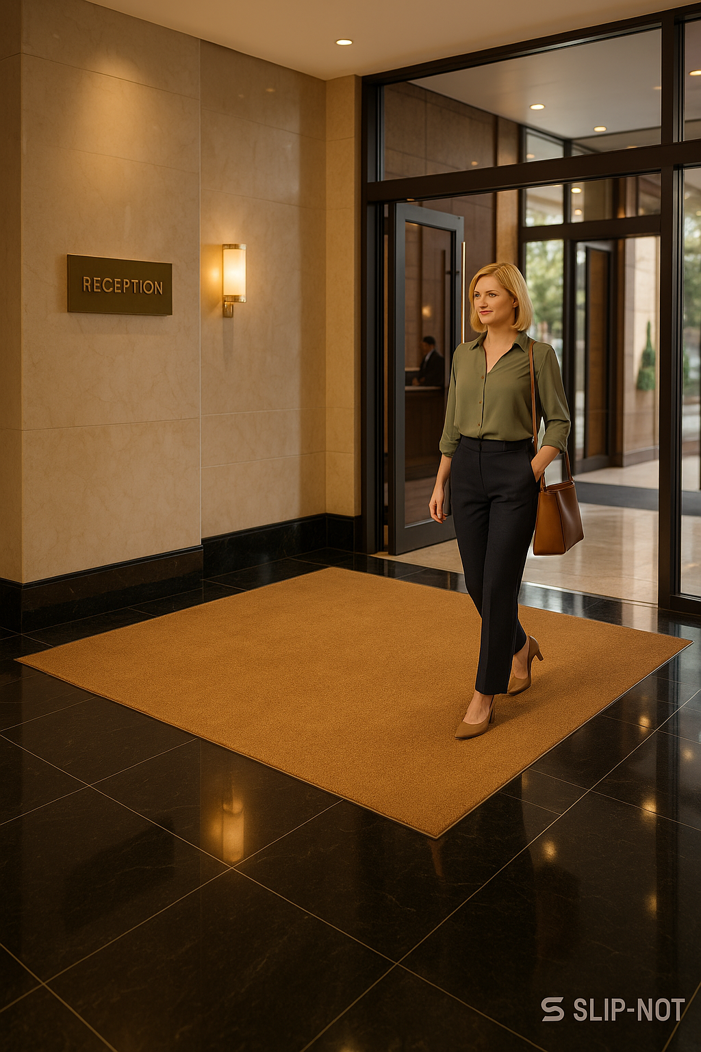 Heavy Duty Coir Doormat - Natural Coconut Fibre, 17mm Thick, Anti-Slip PVC Backing, Custom Sizes Available, Durable, Classic Design for All Floors