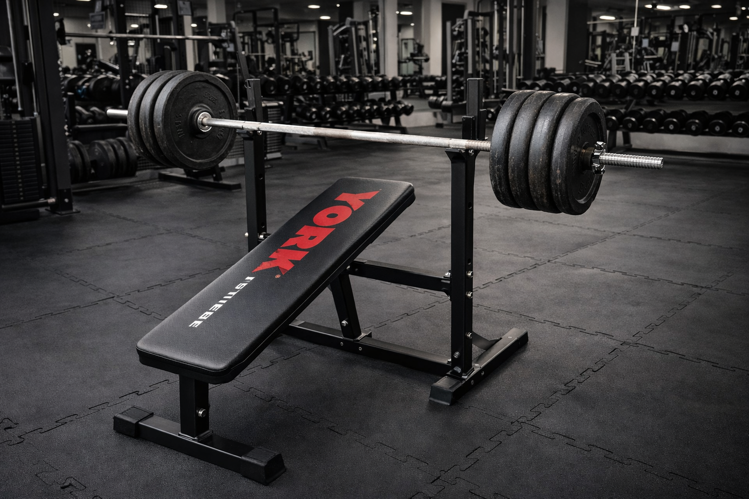 Mega Floor Heavy Duty Rubber Gym Mats 16mm, 5kg Each – Anti-Slip, Impact Absorbing, Non-Slip Rubber, Easy Fit, Bevelled Edges Available, Anti-Fatigue