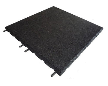 Play Area Safety Interlocking Rubber Tiles - EPDM, UV Stable, Non-Slip, Easy Drainage, Low Maintenance - 4 Colours